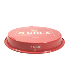 定制彩色圆形金属马口铁托盘用于啤酒和酒吧 - Product Image 2