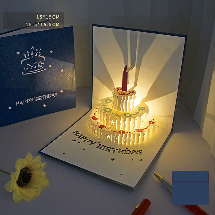 Blue Cake Music Envelope 150*150mm