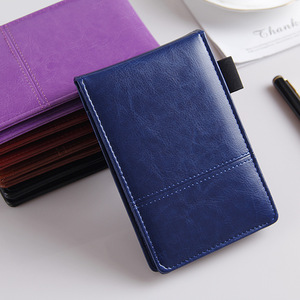 A7 Kunden spezifisches Logo PU Hardcover Notepad Mit einem Taschen rechner Stift halter Multifunktion ale Tasche Notepad Enterprise Anpassung - Product Image 4