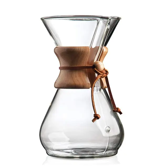 사용자 정의 수제 카페 필터 부어 주전자 Pourover 드립 유리 커피 냄비 400ml 600 ml 800ml