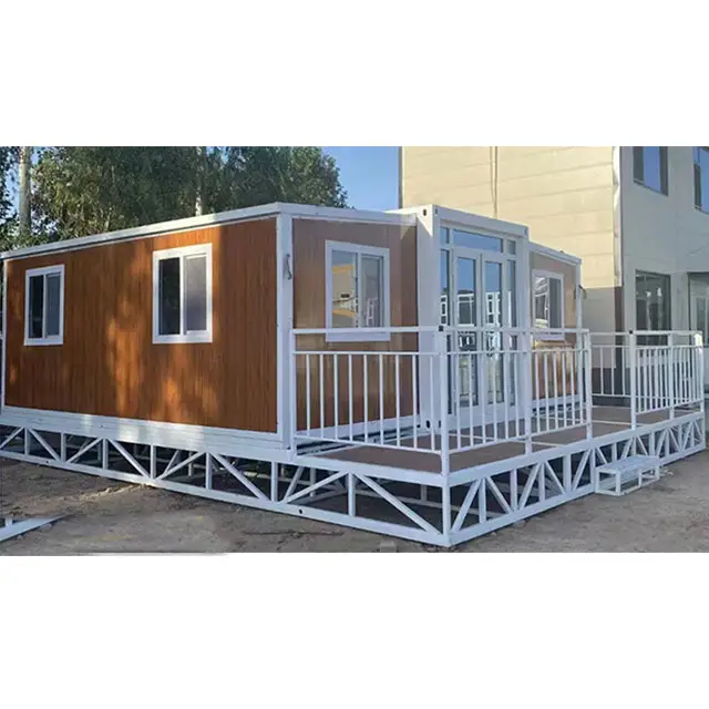 Australia 20FT 2 Bedroom Luxury Predfabricated Container Homes 40ft Expandable Container House with Full Bathroom