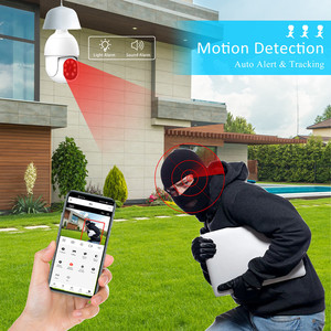 Cámara IP con bombilla de 4MP 360 Panorama Smart Life Camera tuya Visión nocturna Bombilla Lámpara Cámara IP inalámbrica Seguridad inteligente WiFi