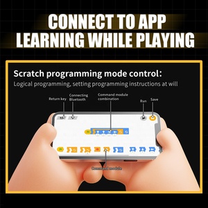 5 in 1 per bambini, APP per la programmazione di assemblaggi da te, robot telecomandati, stelo giocattolo, blocco rc, kit di costruzione di veicoli ingegneristici - Product Image 4