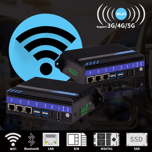 OEM/ODM Fanless Embedded Mini Industrie PC Computer J1900/i5-4260U Linux/Win Box PC für Transport oder medizinische Forschung
