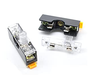 FS-101 1位置照明ヒューズホルダー6x30MMベースLEDインジケータライト付き250Vガラスヒューズ5A 10A 15Aヒューズ部品用 - Product Image 3