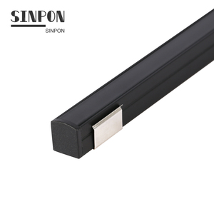 Trung Quốc Chuyên Nghiệp Customized Đen Anodized Tuyến Tính Kênh Led Alu Nhôm Đùn Nhà Ở Hồ Sơ Cho Dải Ánh Sáng - Product Image 5