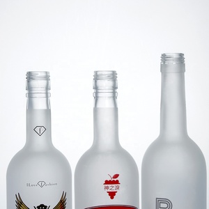 Rỗng tùy chỉnh <span class=keywords><strong>Vodka</strong></span> Chai thủy tinh 700ml 750ml Chai Thủy Tinh Thêm Flint Gin Tequila Whisky Brandy Glass rượu chai - Product Image 4