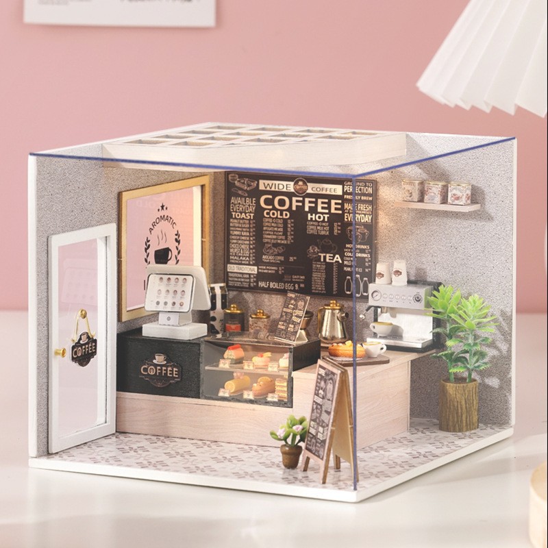 Leisurely coffee shop + glue + dust cover-chinese version