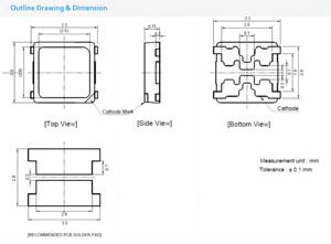 Samsungs 0.2 W 3 V ชิป SMD 3030 LED สำหรับให้แสงสว่างในสวน LM301H ใหม่และดั้งเดิม - Product Image 2
