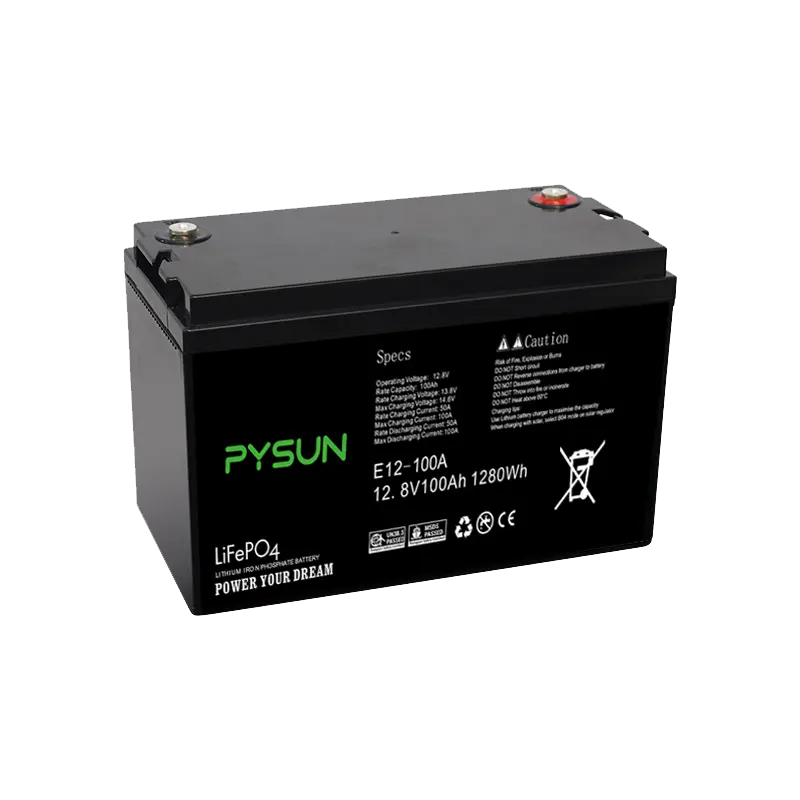 PYSUN intelligenter Batterielader 12 V Solarbatterie 12 V 300 Ah Lithium-Ionen-Batterie 12 V 200 Ah 100 Ah 150 Ah