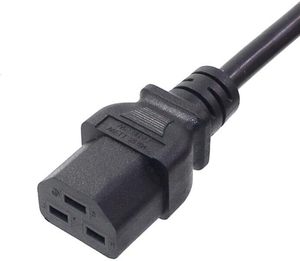 Cable de extensión de alimentación de computadora de servicio pesado para servidores y computadoras Cable de extensión de 30 a 25 cm 1,8 m 6 pies 16AWG - Product Image 4