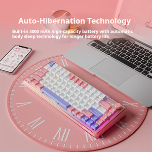 Eweadn v82pro 75% 82 מפתחות מבנה אטם מותאם אישית pbt keycaps אלחוטי קווית USB חם החלפה rgb המשחקים מכני מקלדת חדש