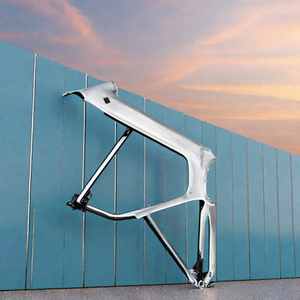 Sợi <span class=keywords><strong>Carbon</strong></span> Đầy Đủ Chống Sốc Đường Xe Đạp Khung Với Cáp Nội Bộ Đĩa-Phanh T700 <span class=keywords><strong>Carbon</strong></span> 7 Tốc Độ 950G Cho sỏi Đi Xe Đạp - Product Image 4