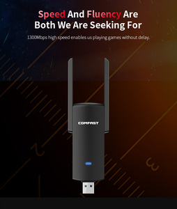 <span class=keywords><strong>Comfast</strong></span> CF-924AC V2ワイヤレスWifiアダプター1300MbpsUSB3.0レシーバーRTL8812BU2.4G/5.8GHzドングルネットワークカードLinuxWinsコンピューター - Product Image 4