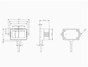 Benewake TF02-i лидарный модуль 40 м IP65 одноточечный дальномер для Pixhawk Arduino
