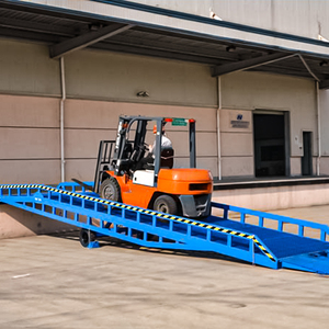 Hydraulic Ramp Heavy Duty <strong>Loading</strong> Ramp <strong>Container</strong> <strong>Loading</strong> Dock Ramp Slope for 10 Ton - Product Image 6