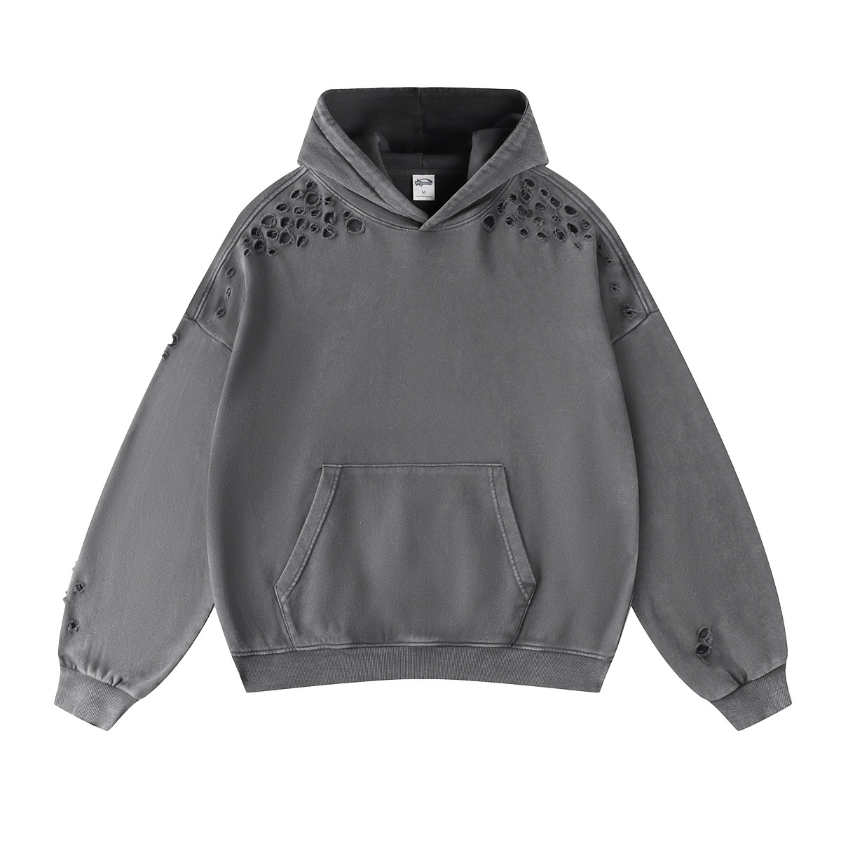 grey hoodie