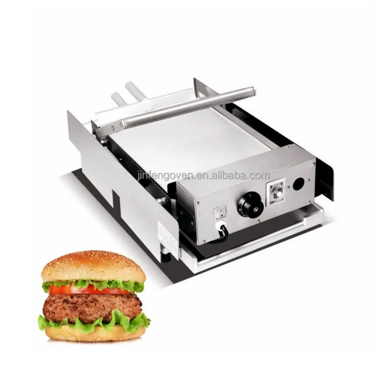 Elektrikli otomatik Burger Patty yapma makinesi/KFC Hamburger Burger Bun Maker makinesi
