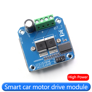 BTS7960 Hochleistungs-Smart-Car-Motor treiber platinen modul mit 43A-Strombegrenzungssteuerung und Halbleiter kühlung - Product Image 2