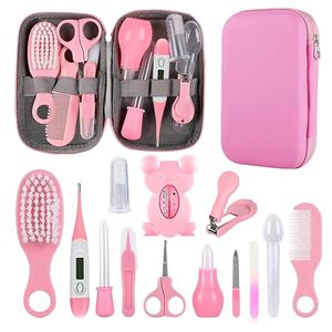 Kit Essentials bebê para recém-nascido infantil Safety Care Set com escova de cabelo pente Nail Clipper Aspirador Nasal Baby Grooming Kit - Product Image 2