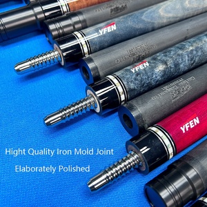 YFEN dana kavrama profesyonel karbon Fiber havuz bilardo ıstakası serisi Snooker & bilardo Cues ile 12.5mm ucu ve uzatma