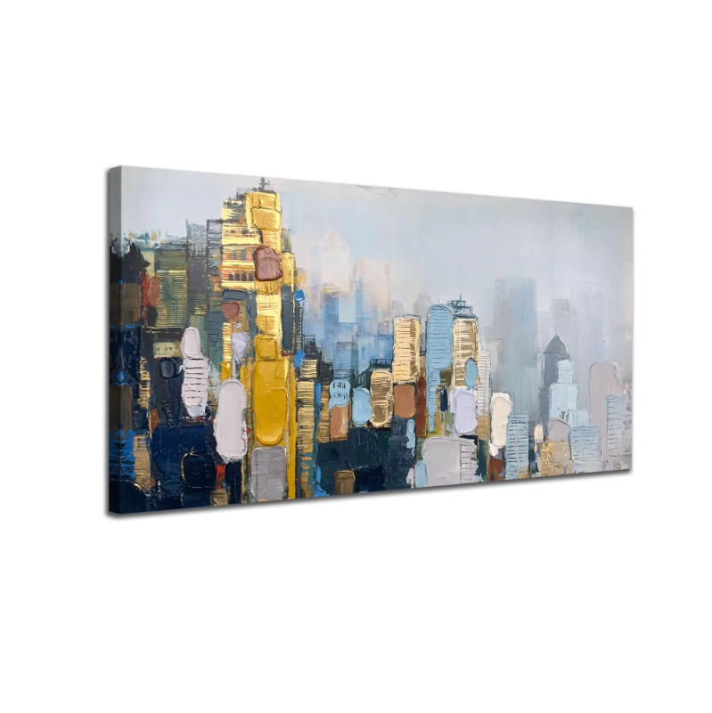 3D colorido moderno paisaje urbano Metropolitana