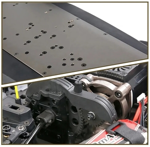 ROFUN ED5 uzaktan kumanda elektrikli RC araba 8S EP 4X4 CNC Metal alüminyum 200A ESC 4WD 1/5 Buggy fırçasız hediye oyuncak yetişkinler için RTR - Product Image 5