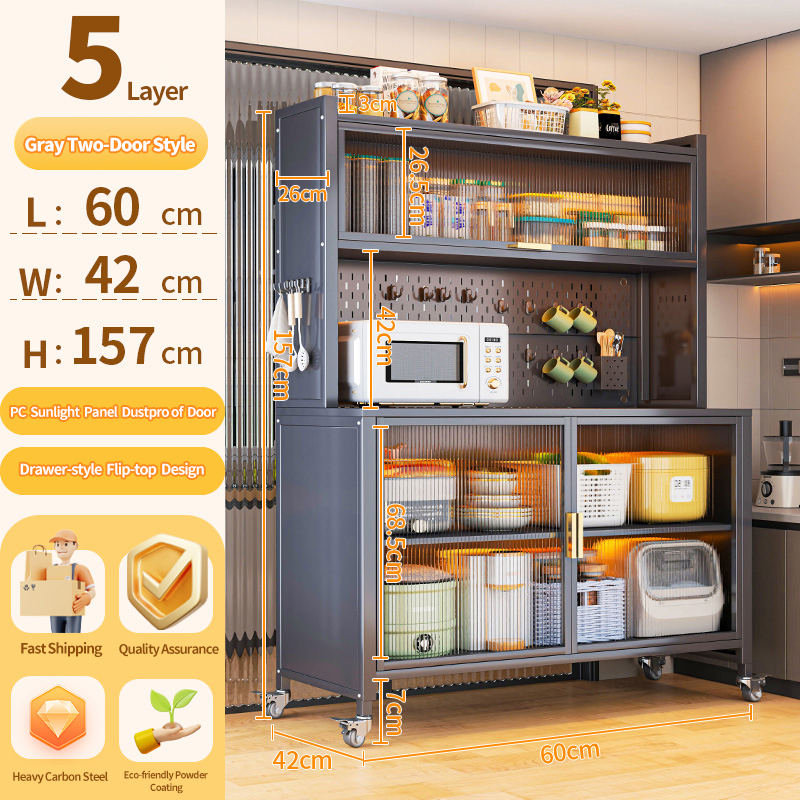 grey thickened five-layer style