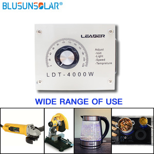 <strong>SCR</strong> Dimmer Portable Speed <strong>Temperature</strong> Light Voltage Adjustable Regulator AC 220V 4000W Compact Variable Voltage <strong>Controller</strong> - Product Image 5