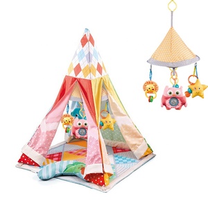 Samtoy Thảm Chơi Cho Trẻ Sơ Sinh Nhà Chơi Nhạc Lều Trẻ Em Có Thể Gập Lại Mọc Răng Có Đệm Cho Trẻ Mới Biết Đi - Product Image 1