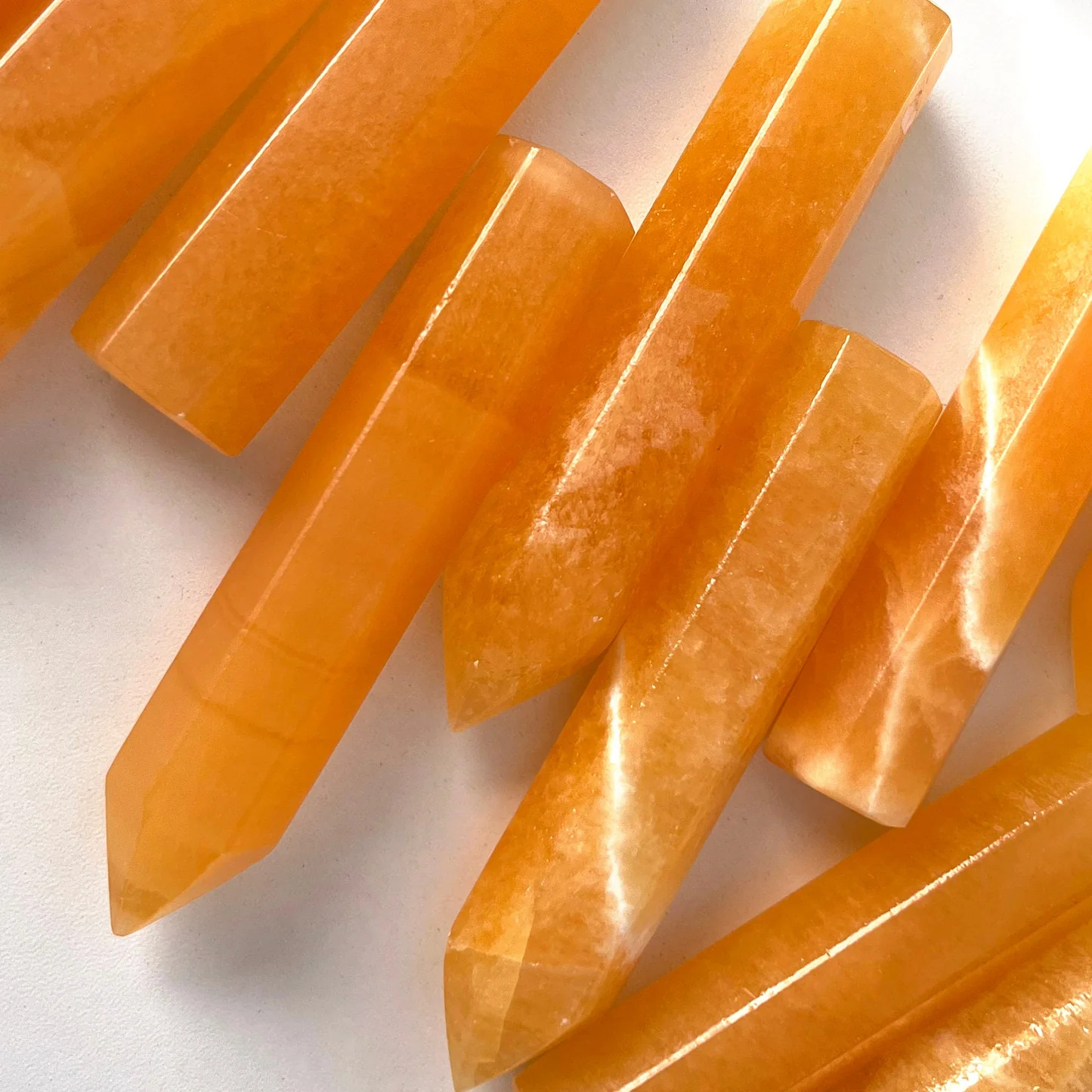 Honey Yellow Calcite Pillar