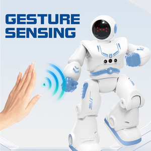 2025 Neuer Trend Smart RC Robot Toy Geste & Sensing Programmier bare Licht-und Soundeffekte aus strap azier fähigem Kunststoff
