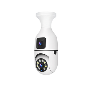 Lámpara binocular de doble lente, Bombilla WIFI, monitoreo, resolución 2K, CMOS, detección de movimiento, tarjeta de memoria, cámara CCTV - Product Image 3