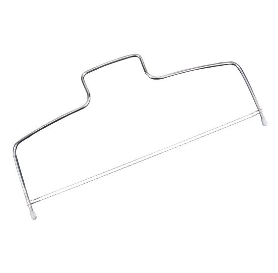 Double line cake cutting Silver