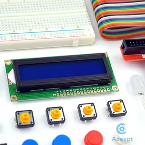 Angemessenes Starter-Kit für Raspberry Pi 4 2 Modell B/B LCD1602 Motor C Python-Code Anfänger handbuch-Smart Robot