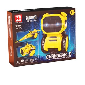 35001 <strong>Robot</strong> Series 3IN1 Space <strong>Robot</strong> Block Toy DIY Assembly Puzzle Small Particle <strong>Building</strong> Blocks Science Educational Toys - Product Image 6