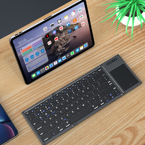 Teclado silencioso táctil grande, Mini teclado plegable de tableta portátil de empalme sin costuras para teclado de interfaz tipo C - Product Image 2