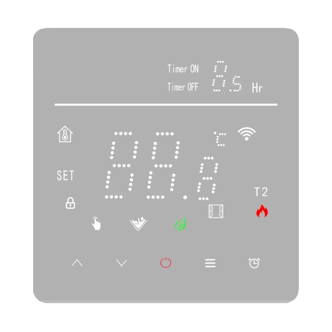 Thermostat WiFi programmable pour chauffe-eau solaire LCD avec écran tactile, dernier modèle moderne