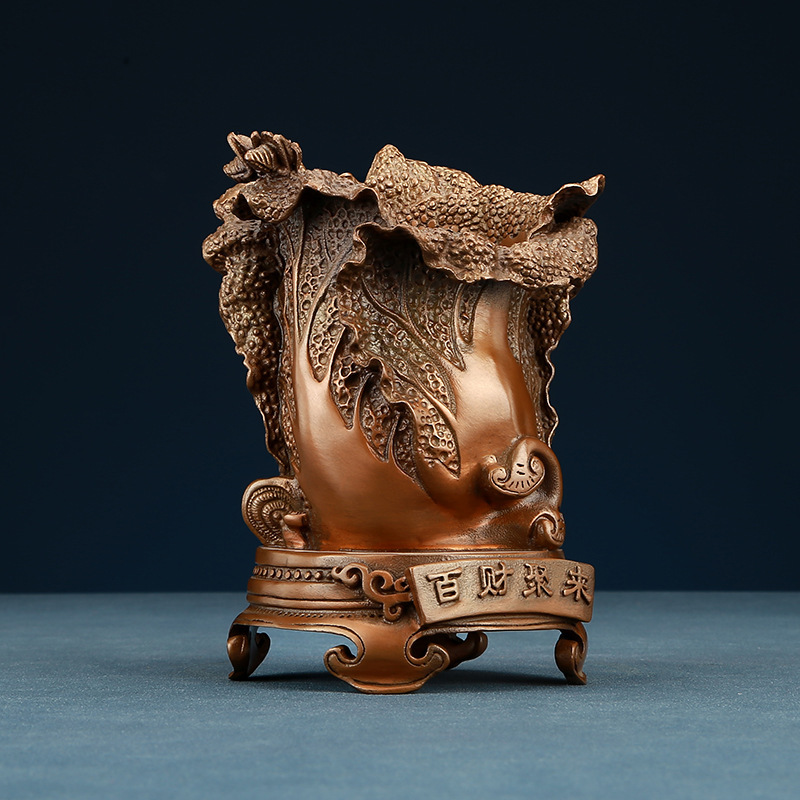 Purple Copper Cabbage Pen Holder