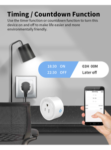 Tuya WiFi o Zigbee UK Smart Power Socket Plug con altavoz inalámbrico Alexa Control remoto universal - Product Image 4