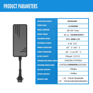 4G fabrika fiyat J16 akıllı GPS takip cihazı 150mAh pil gerçek zamanlı konumlandırma GPS takip cihazı araba takip cihazı ücretsiz App - Product Image 5