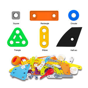 教育工学学習セット12 in 1幹玩具152PCS DIYクリエイティブビルディング建設ブロック - Product Image 4