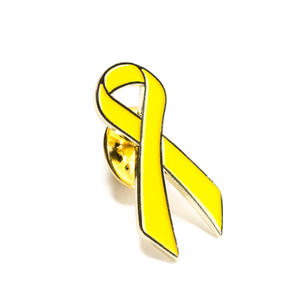 Op Maat Gemaakte Groene Metalen Kruislint Broche Reversspeld Badge Hard Email Geestelijke Gezondheid Pinnen - Product Image 4