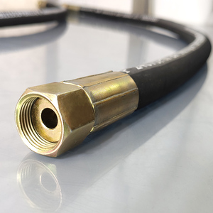 Lắp ráp ống thủy lực 5/8 "3/4", ống cao su áp suất cao R1 R2, phụ kiện ren BSP, 1/4 "1/2" 3/8" - Product Image 6