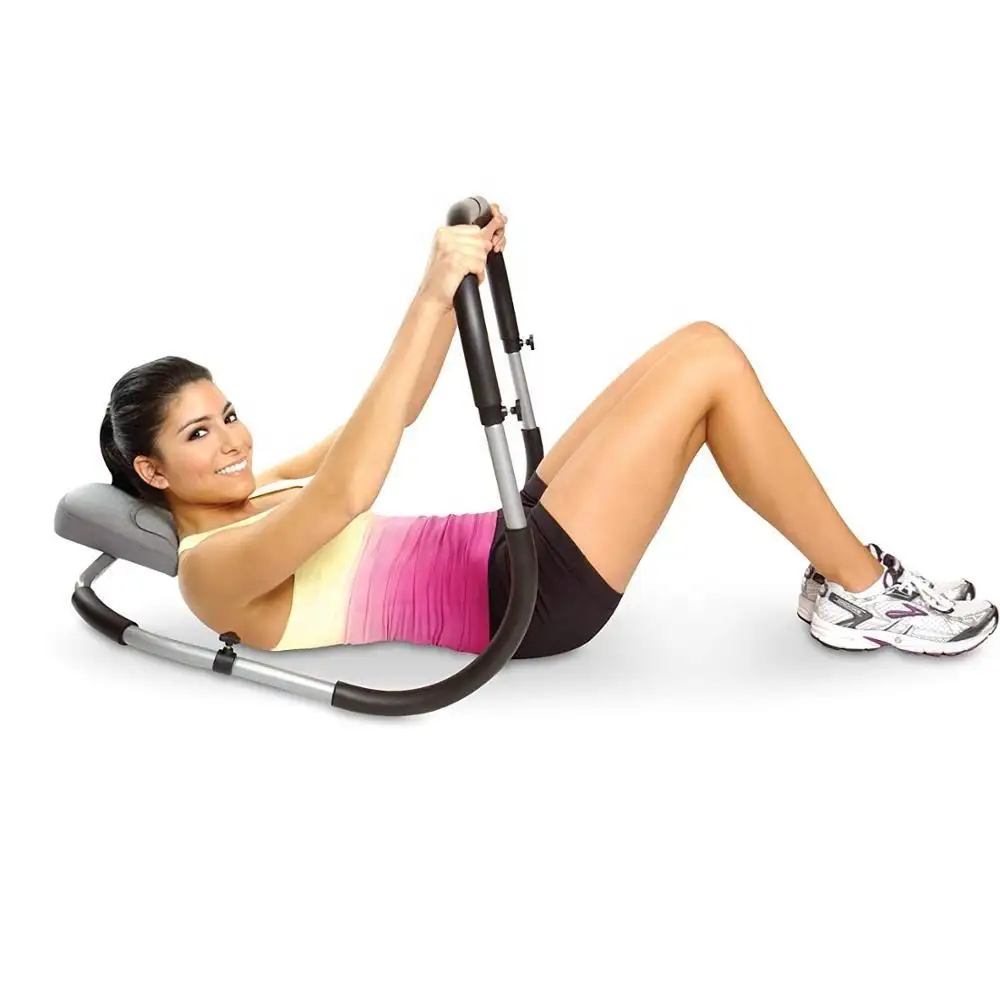 Wellshow Sport Home attrezzature da palestra portatile Ab Fitness scricchiolii Roller Trainer allenatore addominale Sit Up Machine