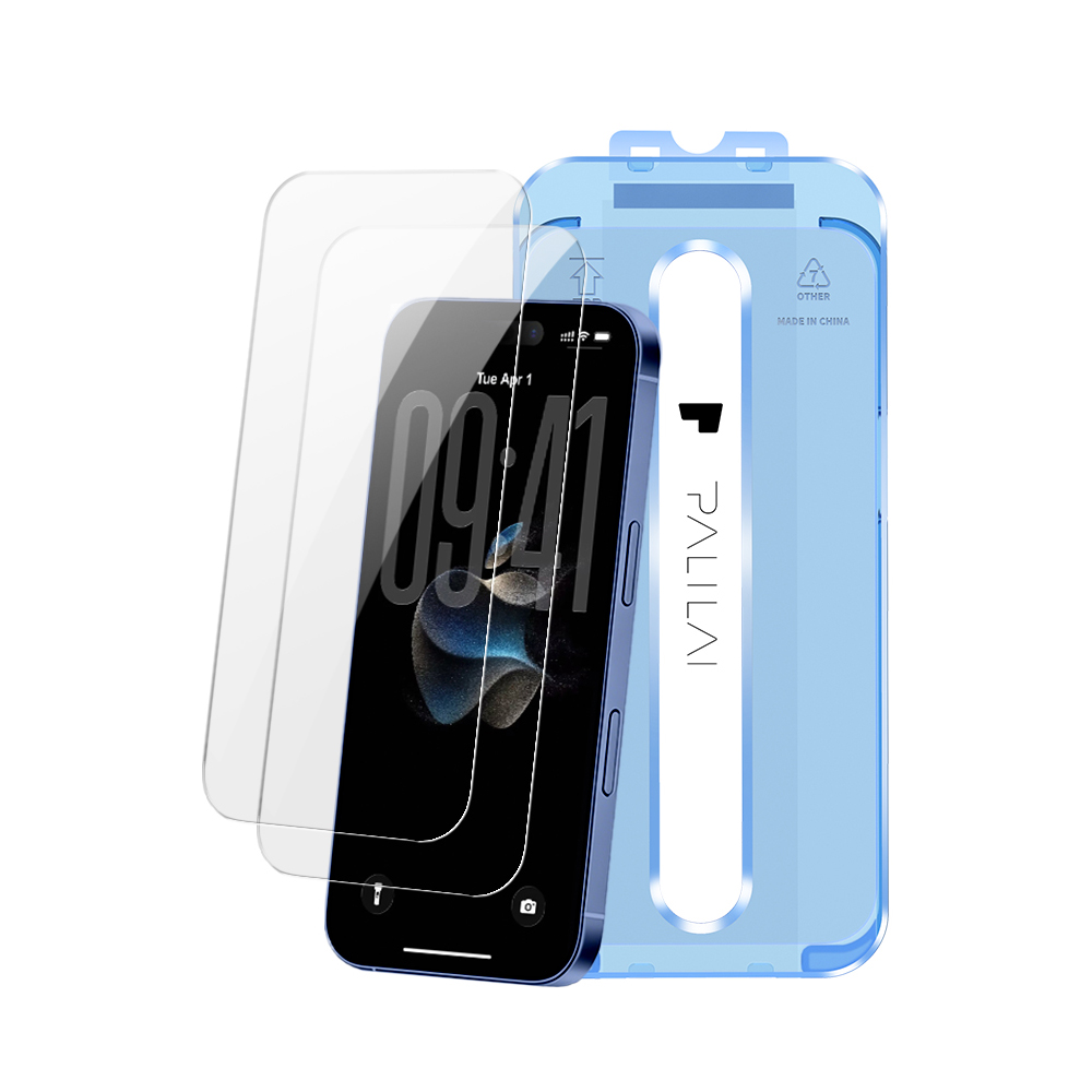 Clear No White Edge HD Film 2 Pcs + Dust Removal Chamber