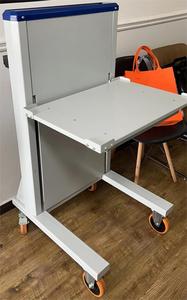 Vertical Adjustable <strong>Platform</strong> Trolley Lifting Trolley Automatic Spring Lifter <strong>Loading</strong> and <strong>Unloading</strong> Moving Trolley - Product Image 2