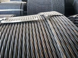 Bir dizi çelik tel öngerilmeli çelik strand sıcak daldırma galvanizli messenger tel gergi teli yapı kablosu - Product Image 4