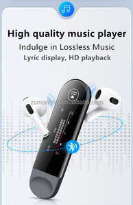 クリップ付きMp3mp4プレーヤー画面BT5.3内蔵メモリUSBステッカー機能 - Product Image 5