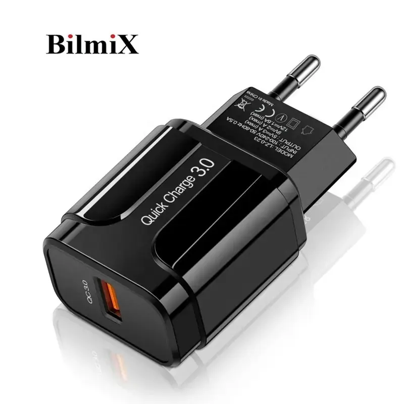 Bán Buôn Phổ Một Mazon Qc3.0 USB Sạc Điện Thoại Di Động Sạc Cắm Sạc Nhanh Cho Iphone Android Huawei Xiaomi 3S EU Chúng Tôi